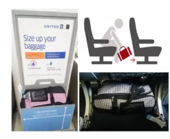 17" Rolling Personal Item Under Seat Duffel For United Airlines (BLACK) -TRAVELPRO Sales 718kpcbzjaL