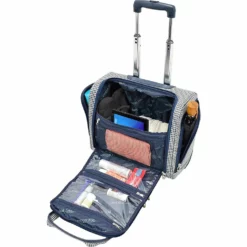 London Fog Softside 15" Under The Seat Bag, Blk White Multi Z1 -TRAVELPRO Sales 71SEgwXAxJL