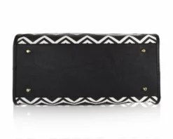 Betsey Johnson Chevron Carry On Weekender Travel Duffel Bag - Black White -TRAVELPRO Sales 71e JX8bisL