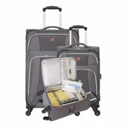 SWISSGEAR 7362 3-Piece Expandable Lightweight Rolling Spinner Luggage Set | Wheeled Travel Suitcases | 20-inch, 24-inch, 28-inch - Gray 10 SWISSGEAR 7362 3-Piece Expandable Lightweight Rolling Spinner Luggage Set | Wheeled Travel Suitcases | 20-inch, 24-inch, 28-inch - Gray -TRAVELPRO Sales 814sF 2BLPMzL