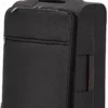 AmazonBasics Belltown Softside Rolling Spinner Suitcase Luggage - 25 Inch, Heather Black