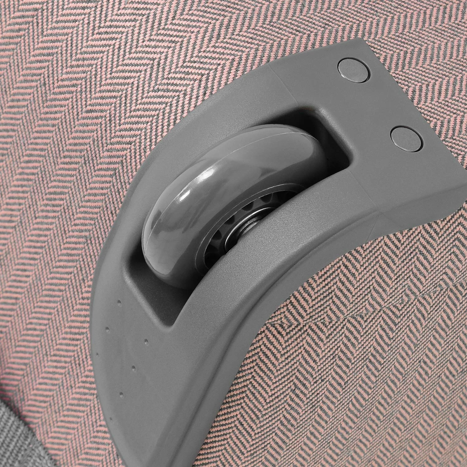 London Fog Newcastle 15" Under The Seat Bag, Rose Charcoal 2 London Fog Newcastle 15" Under The Seat Bag, Rose Charcoal - Image 2