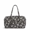 Vera Bradley Women's Signature Cotton Large Travel Duffel Travel Bag, Holland Garden, One Size
