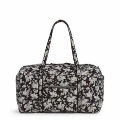 Vera Bradley Women's Signature Cotton Large Travel Duffel Travel Bag, Holland Garden, One Size