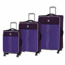 It Luggage Filament 21.5" Lightweight Expandable Carry-On Spinner (Sky Purple) -TRAVELPRO Sales 81V4tHqj90L