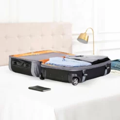 AmazonBasics Rolling Travel Duffel Bag Luggage With Wheels, Medium, Grey -TRAVELPRO Sales 81Zfm6ca0jL