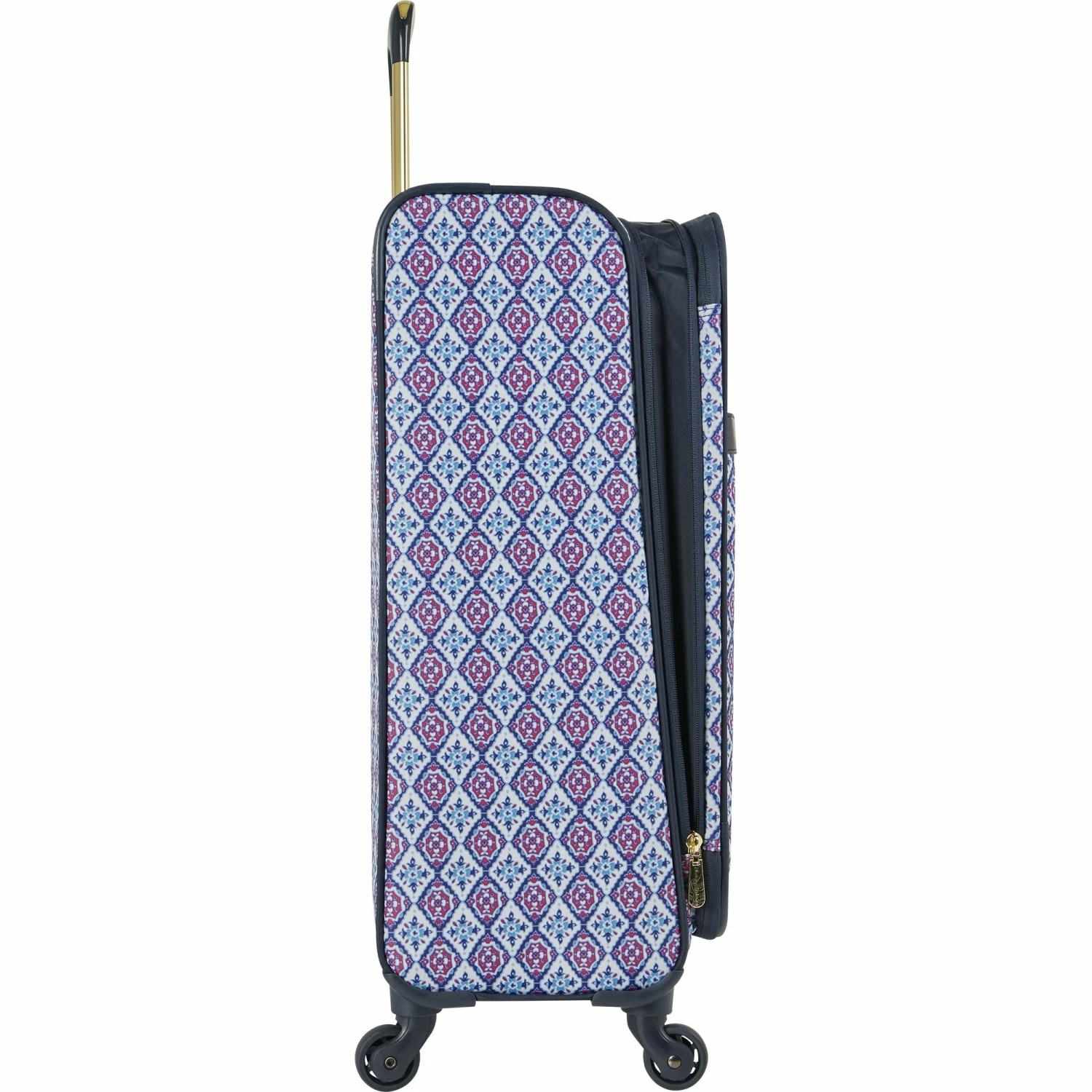 Tommy Bahama Lightweight Spinner Luggage - Expandable Suitcases For Men And Travel With Rolling Wheels, Pink/Blue 3 Tommy Bahama Lightweight Spinner Luggage - Expandable Suitcases For Men And Travel With Rolling Wheels, Pink/Blue - Image 3