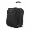 SWISSGEAR Premium Rolling Carry-On 19-inch Luggage | Wheeled Weekend Travel Suitcase | Men's And Women's - Black