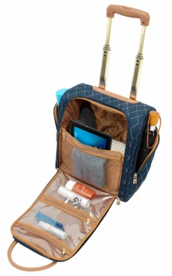 London Fog Queensbury 15" Verticle Under The Seat Bag, Navy -TRAVELPRO Sales 81kGXD4LQIL