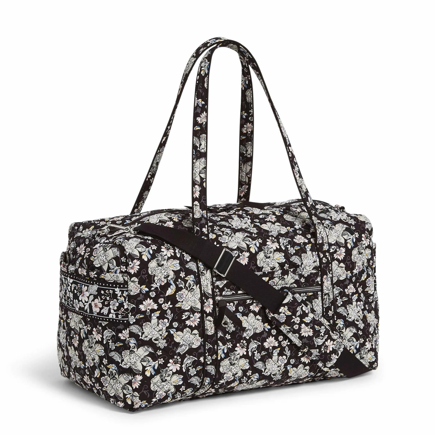 Vera Bradley Women's Signature Cotton Large Travel Duffel Travel Bag, Holland Garden, One Size 3 Vera Bradley Women's Signature Cotton Large Travel Duffel Travel Bag, Holland Garden, One Size - Image 3