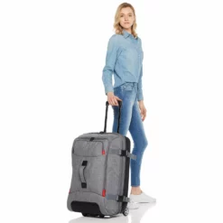 AmazonBasics Rolling Travel Duffel Bag Luggage With Wheels, Medium, Grey -TRAVELPRO Sales 81y9amPwOVL