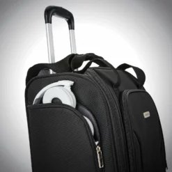 Samsonite Underseat Spinner With USB Port Carry-On Luggage, Jet Black, One Size -TRAVELPRO Sales 9135mf nD 2BL