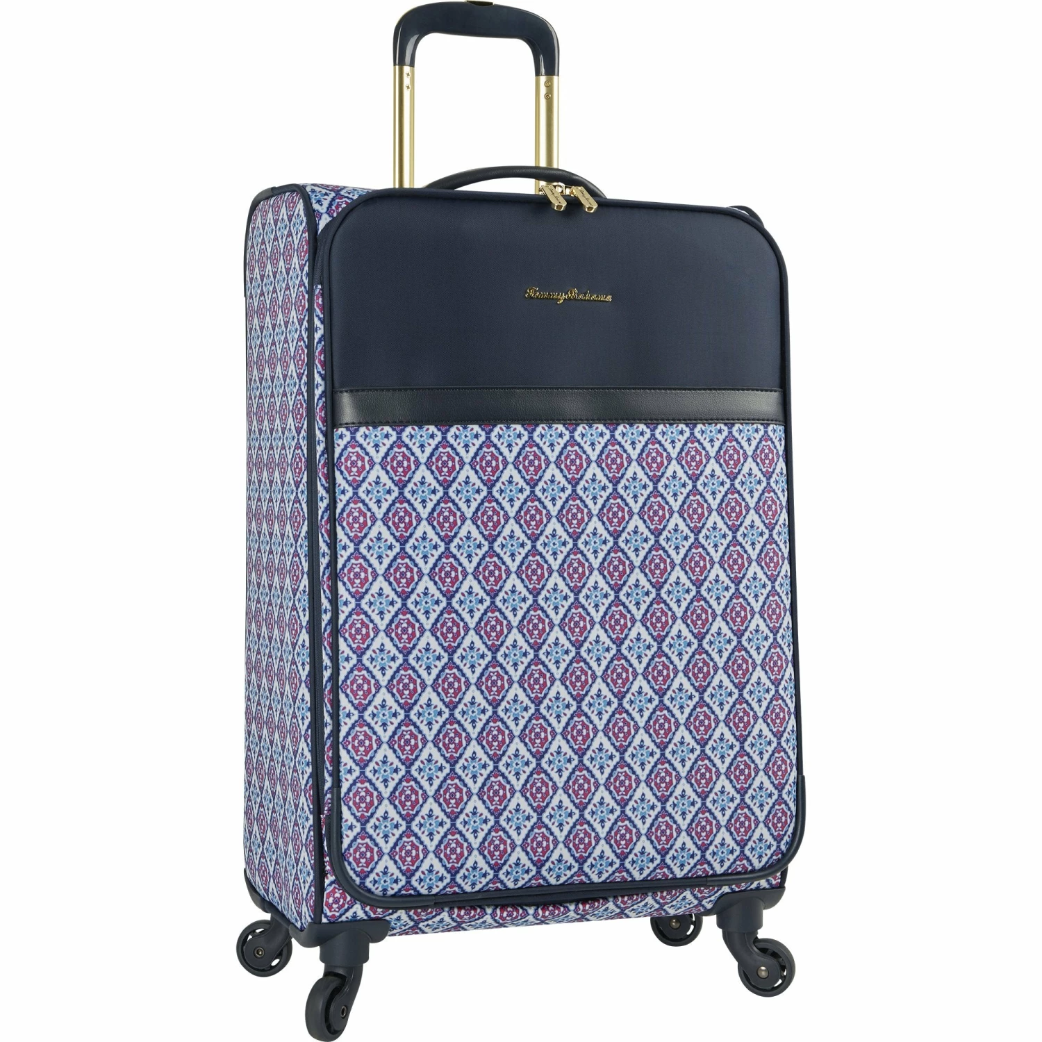 Tommy Bahama Lightweight Spinner Luggage - Expandable Suitcases For Men And Travel With Rolling Wheels, Pink/Blue 1 Tommy Bahama Lightweight Spinner Luggage - Expandable Suitcases For Men And Travel With Rolling Wheels, Pink/Blue
