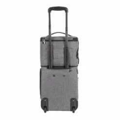 Travelers Club Luggage 17" Top Expandable Underseater W/Side USB Port Connector, Dark Gray Suitcase, Carry -TRAVELPRO Sales 91KJu S dCL