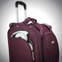 Samsonite Underseat Spinner With USB Port Carry-On Luggage, Purple, One Size -TRAVELPRO Sales 91Lv 2BTonwAL