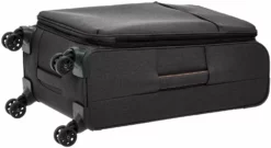 AmazonBasics Belltown Softside Rolling Spinner Suitcase Luggage - 25 Inch, Heather Black -TRAVELPRO Sales 91Q9 CciiLL