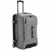 AmazonBasics Rolling Travel Duffel Bag Luggage With Wheels, Medium, Grey