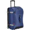 AmazonBasics Rolling Travel Duffel Bag Luggage With Wheels, Medium, Blue