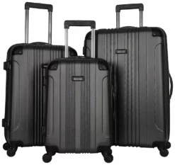 Kenneth Cole Reaction Out Of Bounds 3-Piece Lightweight Hardside 4-Wheel Spinner Luggage Set: 20" Carry-On, 24", & 28"