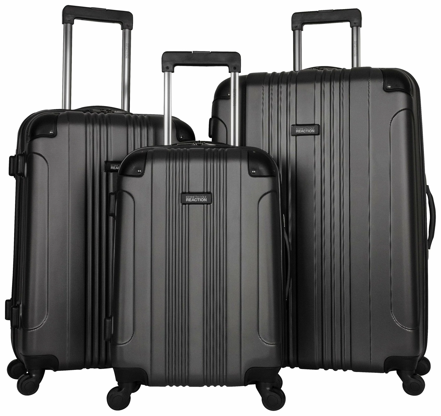 Kenneth Cole Reaction Out Of Bounds 3-Piece Lightweight Hardside 4-Wheel Spinner Luggage Set: 20" Carry-On, 24", & 28" 1 Kenneth Cole Reaction Out Of Bounds 3-Piece Lightweight Hardside 4-Wheel Spinner Luggage Set: 20" Carry-On, 24", & 28"