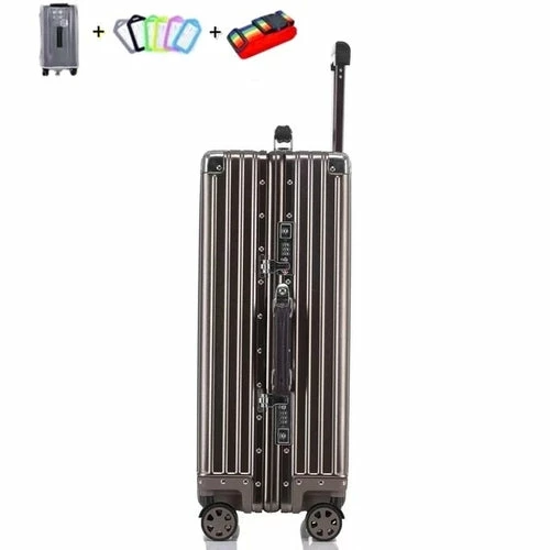 Aluminum Magnesium Designer Luggage Male And Female Universal Wheel 15 Aluminum Magnesium Designer Luggage Male And Female Universal Wheel - Image 15