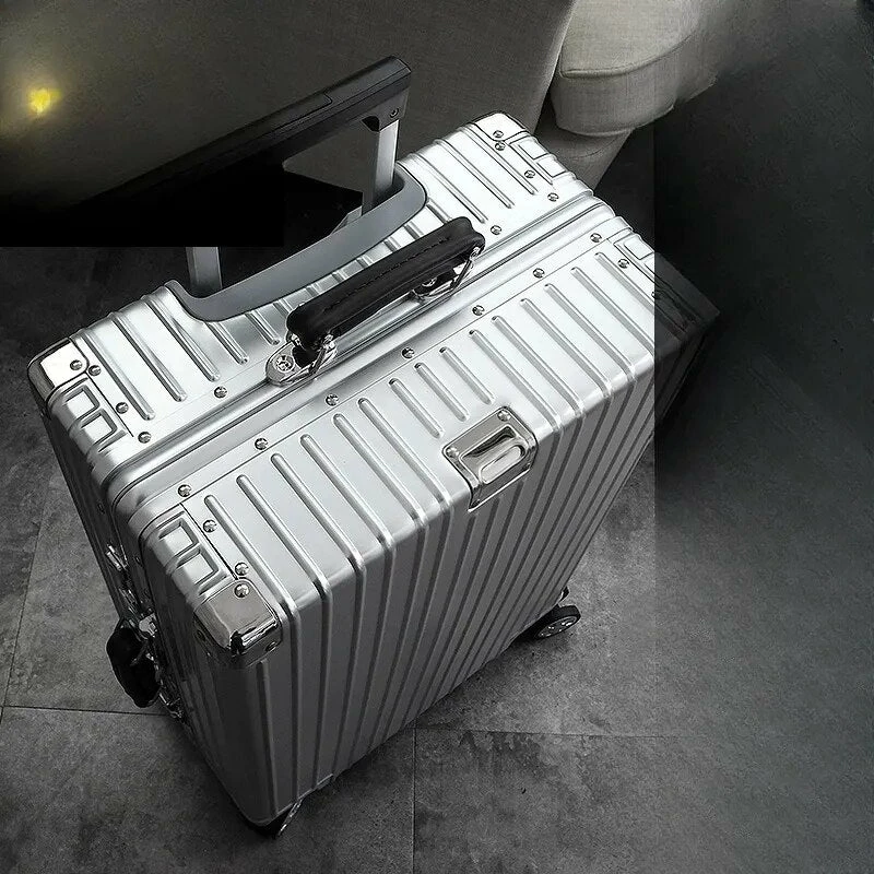 Aluminum Magnesium Designer Luggage Male And Female Universal Wheel 4 Aluminum Magnesium Designer Luggage Male And Female Universal Wheel - Image 4