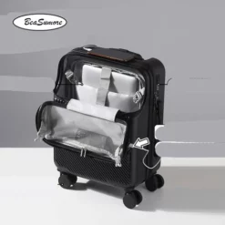 Travel Trolley Bag Rolling Luggage - Rolling Luggage Spinner 20 Inch 19 Travel Trolley Bag Rolling Luggage - Rolling Luggage Spinner 20 Inch -TRAVELPRO Sales BeaSumore Front opening USB Rolling Luggage Spinner 20 inch light Suitcase Wheel Cabin Trolley Women s.jpg 640x640 7988506b 74e8 4983 97e4 ce02803121c3