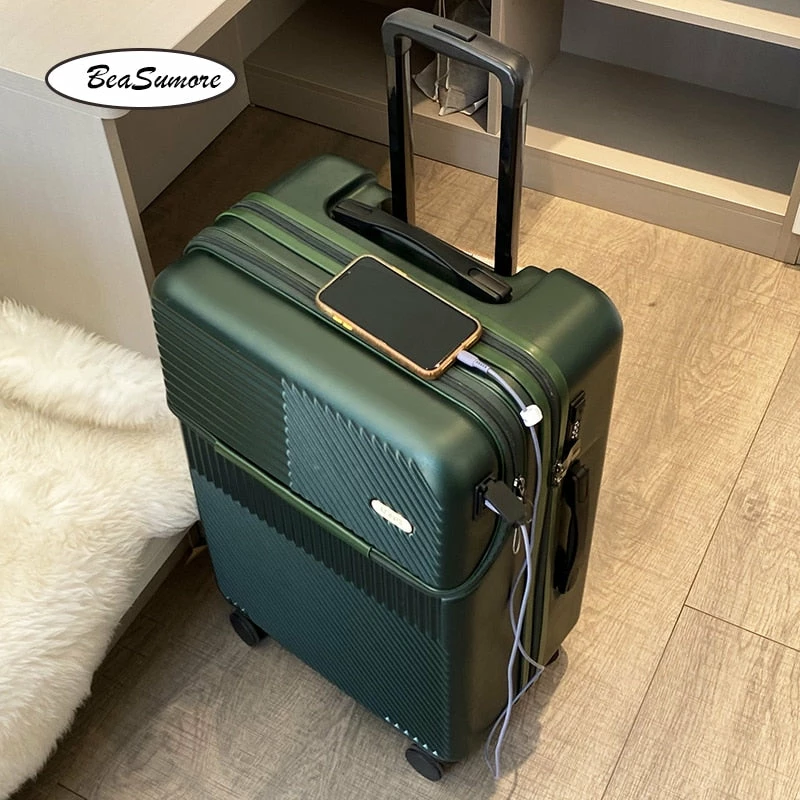 Travel Trolley Bag Rolling Luggage - Rolling Luggage Spinner 20 Inch 3 Travel Trolley Bag Rolling Luggage - Rolling Luggage Spinner 20 Inch - Image 3