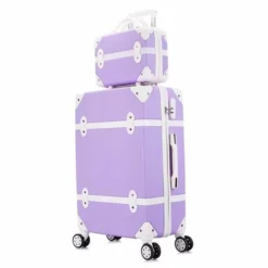 Carrylove Women Spinner Abs Retro Luggage 20"22"24"26" Trolley Bag 22 Carrylove Women Spinner Abs Retro Luggage 20"22"24"26" Trolley Bag -TRAVELPRO Sales Carrylove women spinner abs retro luggage 20 22 24 26 trolley bag vintage suitcase set on.jpg 640x640 1692923e d6fc 4f25 aaeb 83a9318258ed