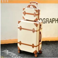 Carrylove Women Spinner Abs Retro Luggage 20"22"24"26" Trolley Bag 26 Carrylove Women Spinner Abs Retro Luggage 20"22"24"26" Trolley Bag -TRAVELPRO Sales Carrylove women spinner abs retro luggage 20 22 24 26 trolley bag vintage suitcase set on.jpg 640x640 47917307 effb 4eb8 afbd 2b1d6c523b9a