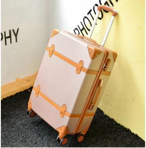 Carrylove Women Spinner Abs Retro Luggage 20"22"24"26" Trolley Bag 8 Carrylove Women Spinner Abs Retro Luggage 20"22"24"26" Trolley Bag - Image 8