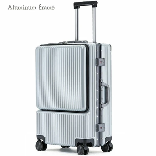 KANGSHILU Aluminum Frame 20 Inches Travel Suitcases Universal Wheel 16 KANGSHILU Aluminum Frame 20 Inches Travel Suitcases Universal Wheel - Image 16