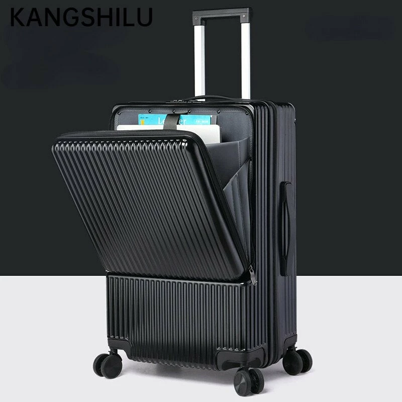KANGSHILU Aluminum Frame 20 Inches Travel Suitcases Universal Wheel 6 KANGSHILU Aluminum Frame 20 Inches Travel Suitcases Universal Wheel - Image 6