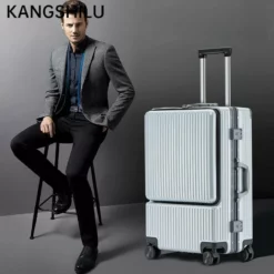KANGSHILU Aluminum Frame 20 Inches Travel Suitcases Universal Wheel 19 KANGSHILU Aluminum Frame 20 Inches Travel Suitcases Universal Wheel -TRAVELPRO Sales KANGSHILU Aluminum Frame 20 Inches Travel Suitcases Universal Wheel Trolley PC Box Trolley Luggage Bag Men b35abc00 4d2f 4195 85ff a9812a171ac0