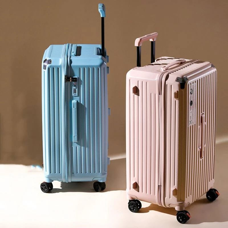 Large Suitcase Unisex Rolling Luggage Cabin Holiday Travel Anti-fall 4 Large Suitcase Unisex Rolling Luggage Cabin Holiday Travel Anti-fall - Image 4