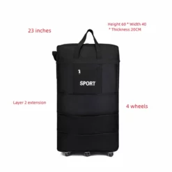 Luggage Bag With Wheels Expandable Folding Oxford Trolley Suitcase 15 Luggage Bag With Wheels Expandable Folding Oxford Trolley Suitcase -TRAVELPRO Sales Luggage Bag With Wheels Expandable Folding Oxford Trolley Suitcase Unisex Carrier Bag Weekend Trip Airplane Luggage