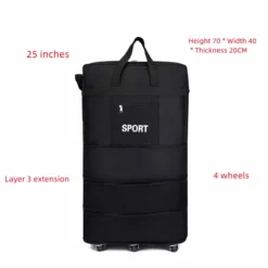 Luggage Bag With Wheels Expandable Folding Oxford Trolley Suitcase 16 Luggage Bag With Wheels Expandable Folding Oxford Trolley Suitcase -TRAVELPRO Sales Luggage Bag With Wheels Expandable Folding Oxford Trolley Suitcase Unisex Carrier Bag Weekend Trip Airplane Luggage cb848b79 06cf 4397 8c79 27ab75dffa8d
