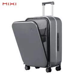 Mixi Patent Design Aluminum Frame Suitcase Carry On Rolling Luggage