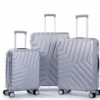 Suitcase Hardside Luggage Sets 3 Pieces With Double Spinner Wheels