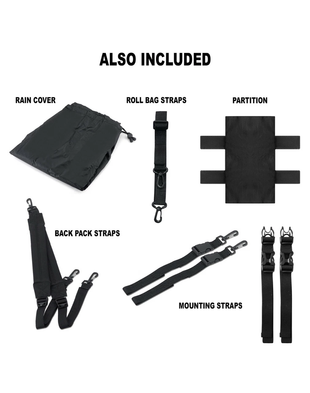 Viking Highway Extra Large Plain Motorcycle Sissy Bar Bag 6 Viking Highway Extra Large Plain Motorcycle Sissy Bar Bag - Image 6