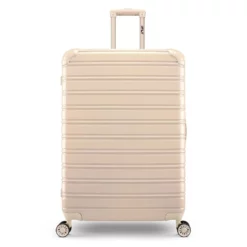 IFLY 28" Hardside Luggage Fibertech Checked Luggage, Champagne| |