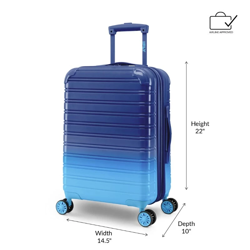 IFLY Hardside Fibertech Carry On Luggage 20", Sunny Sky| | 6 IFLY Hardside Fibertech Carry On Luggage 20", Sunny Sky| | - Image 6