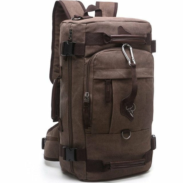 Luodun 2018 New Arrival Anvas Leather Men Travel Bags Carry On Luggage Bags Men Duffel Bags 4 Luodun 2018 New Arrival Anvas Leather Men Travel Bags Carry On Luggage Bags Men Duffel Bags - Image 4