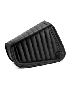 Viking Iron Born Vertical Stitch Leather Motorcycle Swing Arm Bag For Harley Davidson Sportster